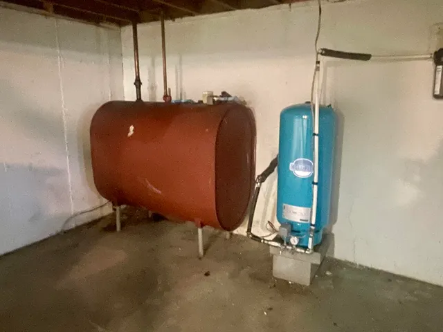 a view of water heater room