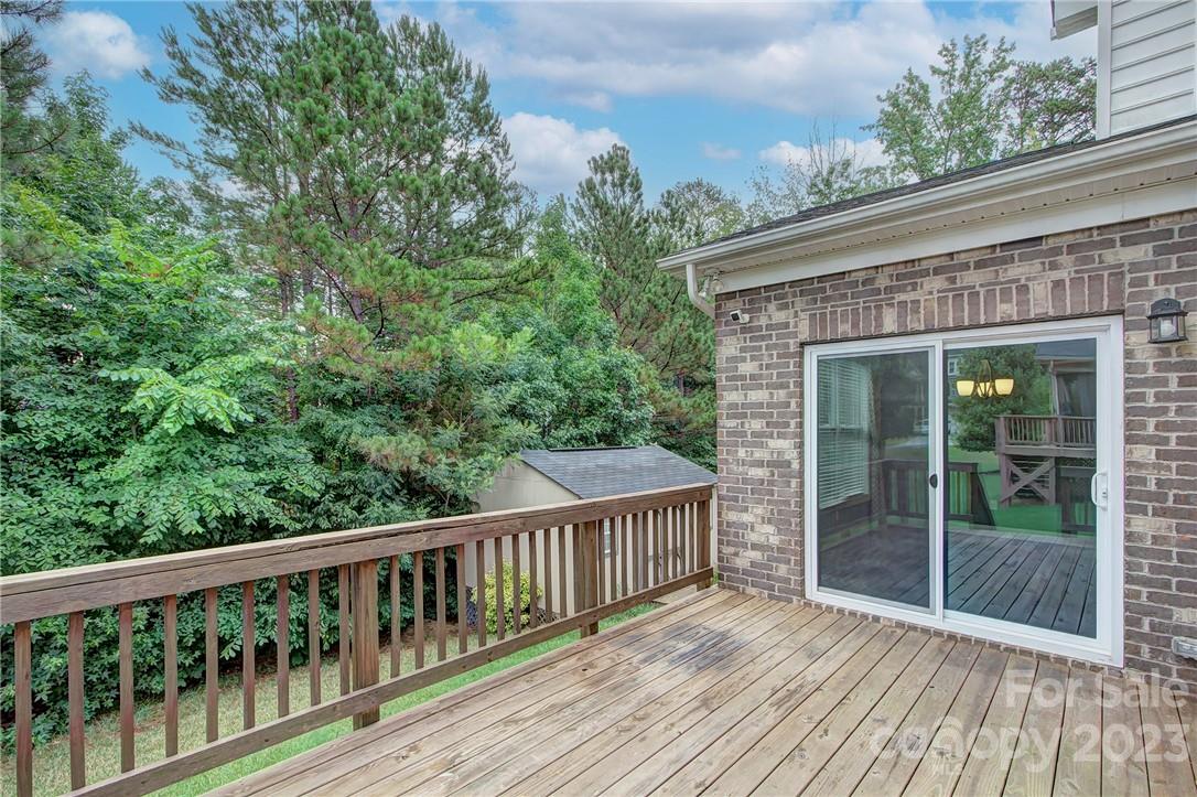 160 Kentmere Lane Clover, SC 29710 - Photo 35 of 37 a view of a balcony with wooden floor