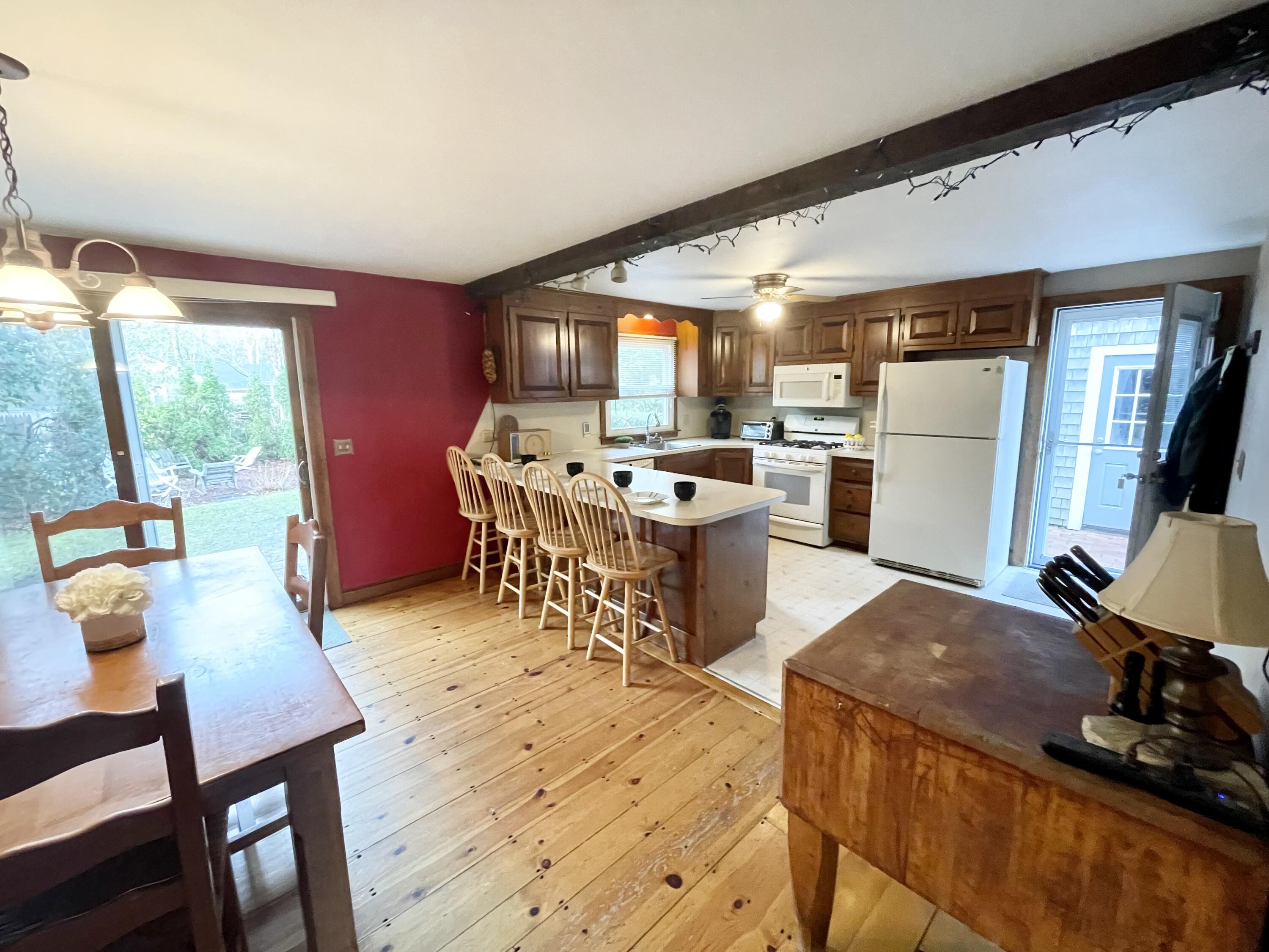89 Sheaffer Road Centerville, MA 02632 - Photo 19 of 58 kitchen.soft pine flooring