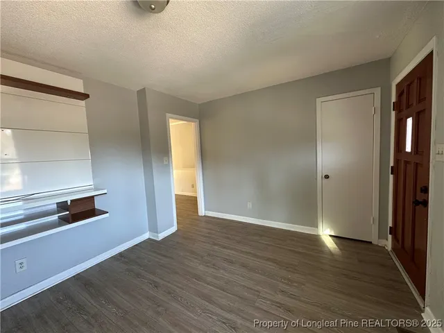 wooden floor in an empty room