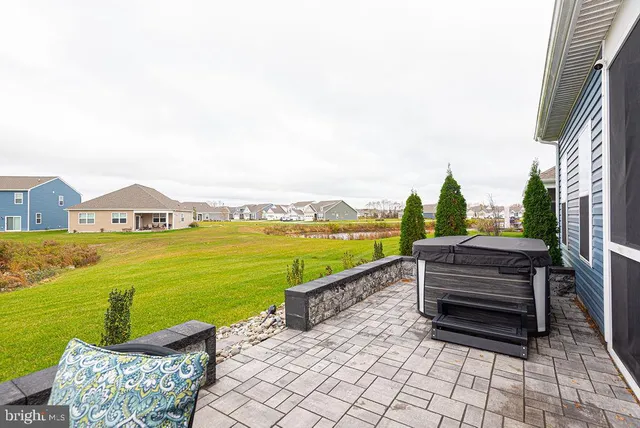 a view of lake and mountain