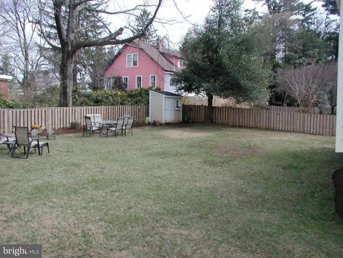 9519 Edgeley Road Bethesda, MD 20814 - Photo 25 of 25 Another view of the roomy back yard with shed