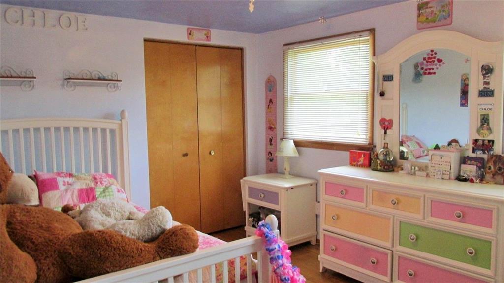 236 Freeman Road Irwin, PA 15642 - Photo 14 of 24 Second bedroom has soft muted tones, original hardwood flooring and two closets as well!