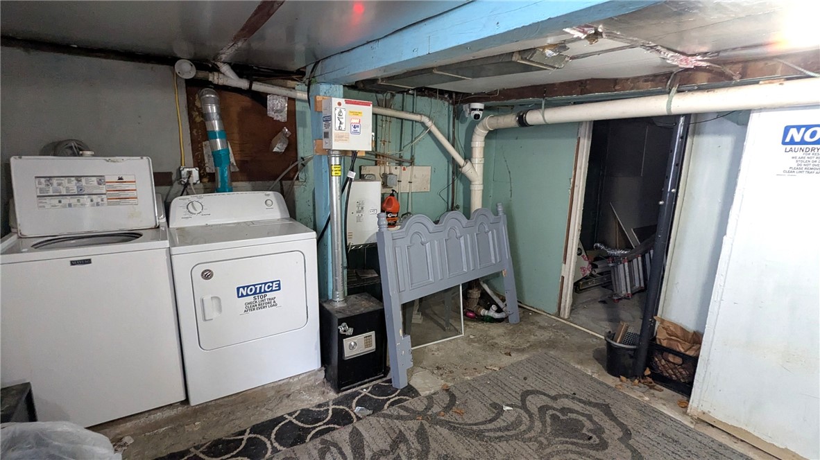 502 Main Street Oneonta, NY 13820 - Photo 16 of 16 coin operated laundry in basement