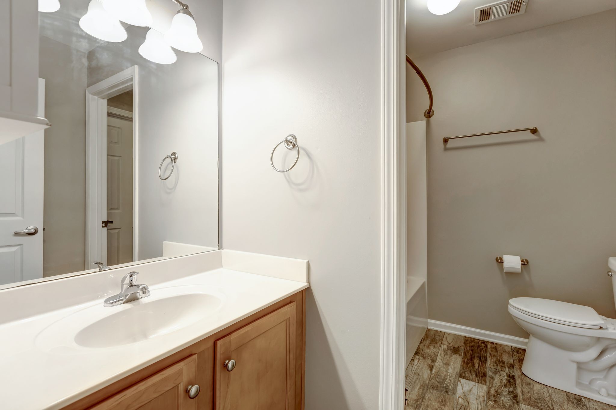 1101 Downs Boulevard, Unit 133 Franklin, TN 37064 - Photo 13 of 23 a bathroom with a sink a toilet and shower