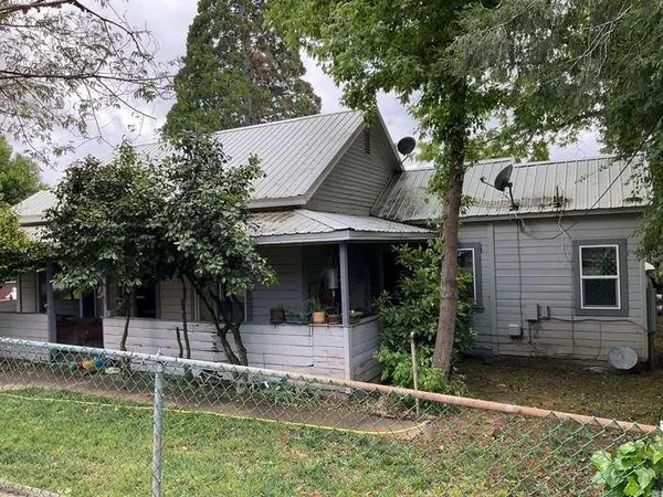 a front view of a house with windows