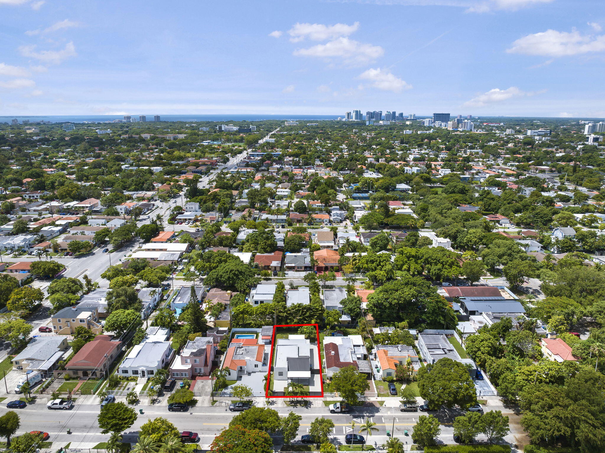 2244 Southwest 10th Street Miami, FL 33135 - Photo 37 of 40 an aerial view of residential houses with city view