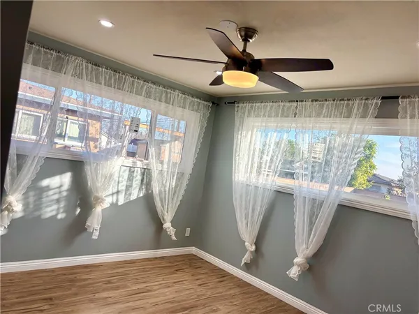 a view of a living room and a window