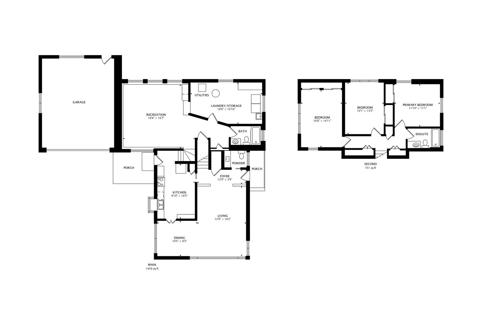 313 Ferndale Road Glenview, IL 60025 - Photo 22 of 22 a picture of floor plan