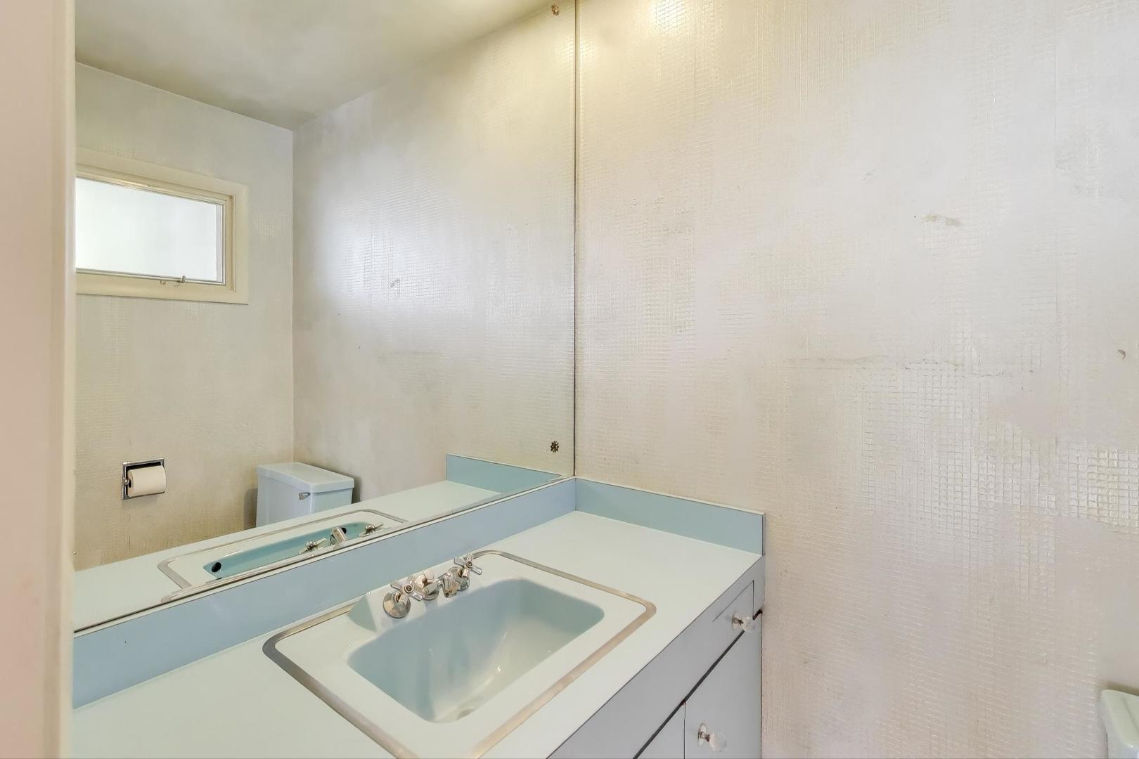 313 Ferndale Road Glenview, IL 60025 - Photo 8 of 22 a bathroom with a sink vanity and a mirror