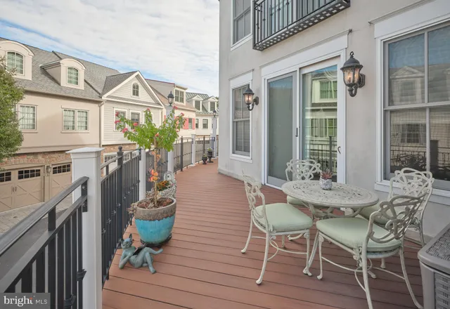 a outdoor space with furniture