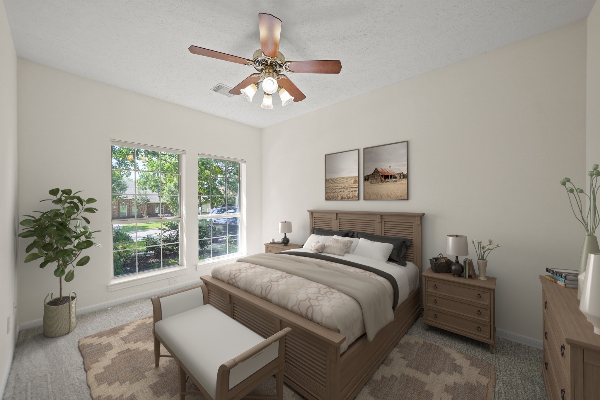 12690 Longmire Way Conroe, TX 77304 - Photo 31 of 50 a bedroom with a large bed and a window