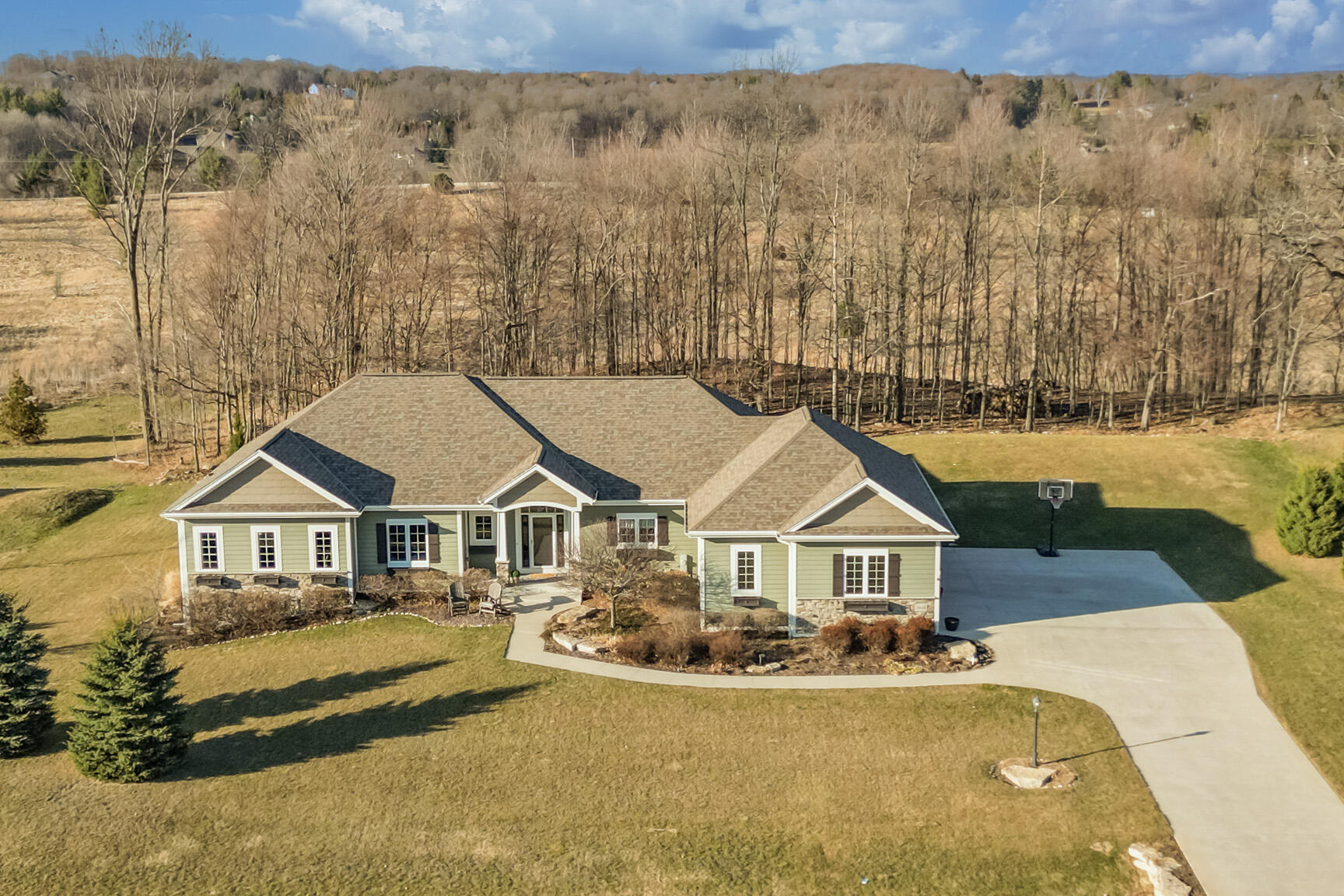 3842 Timber Stone Way Richfield, WI 53033 - Photo 1 of 1 drone 2