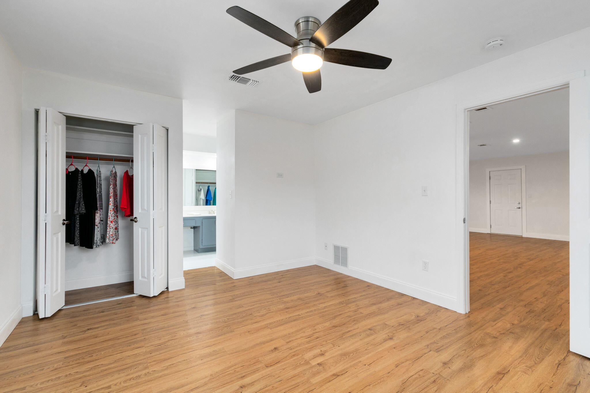 1700 Rochelle Parkway Merritt Island, FL 32952 - Photo 16 of 35 a view of empty room with wooden floor