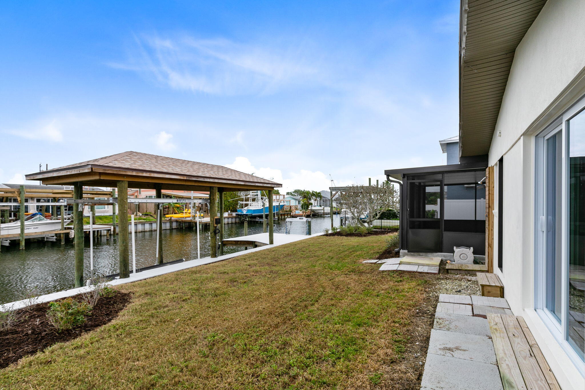 1700 Rochelle Parkway Merritt Island, FL 32952 - Photo 32 of 35 a view of swimming pool with an outdoor seating