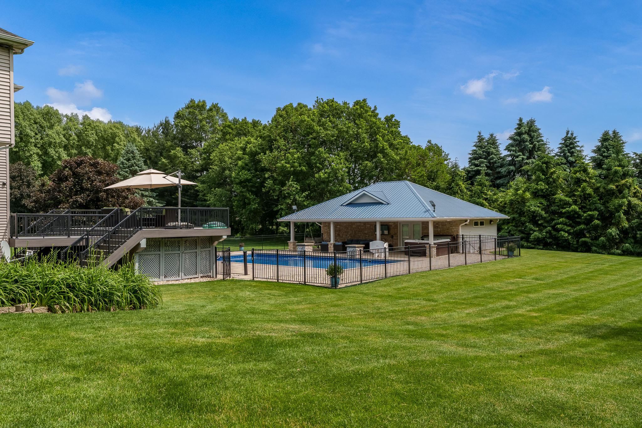 9311 Ridgeview Road Belvidere, IL 61008 - Photo 56 of 89 a view of a house with a yard and sitting area