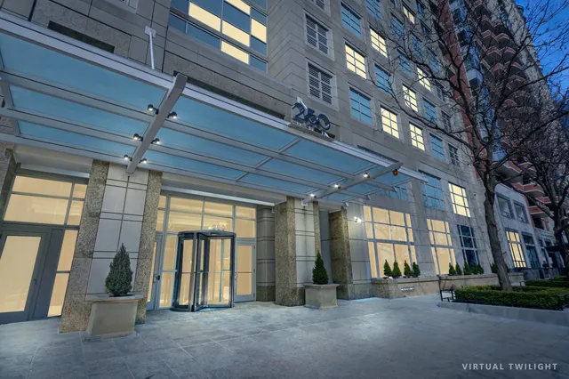 a view of a building with a porch