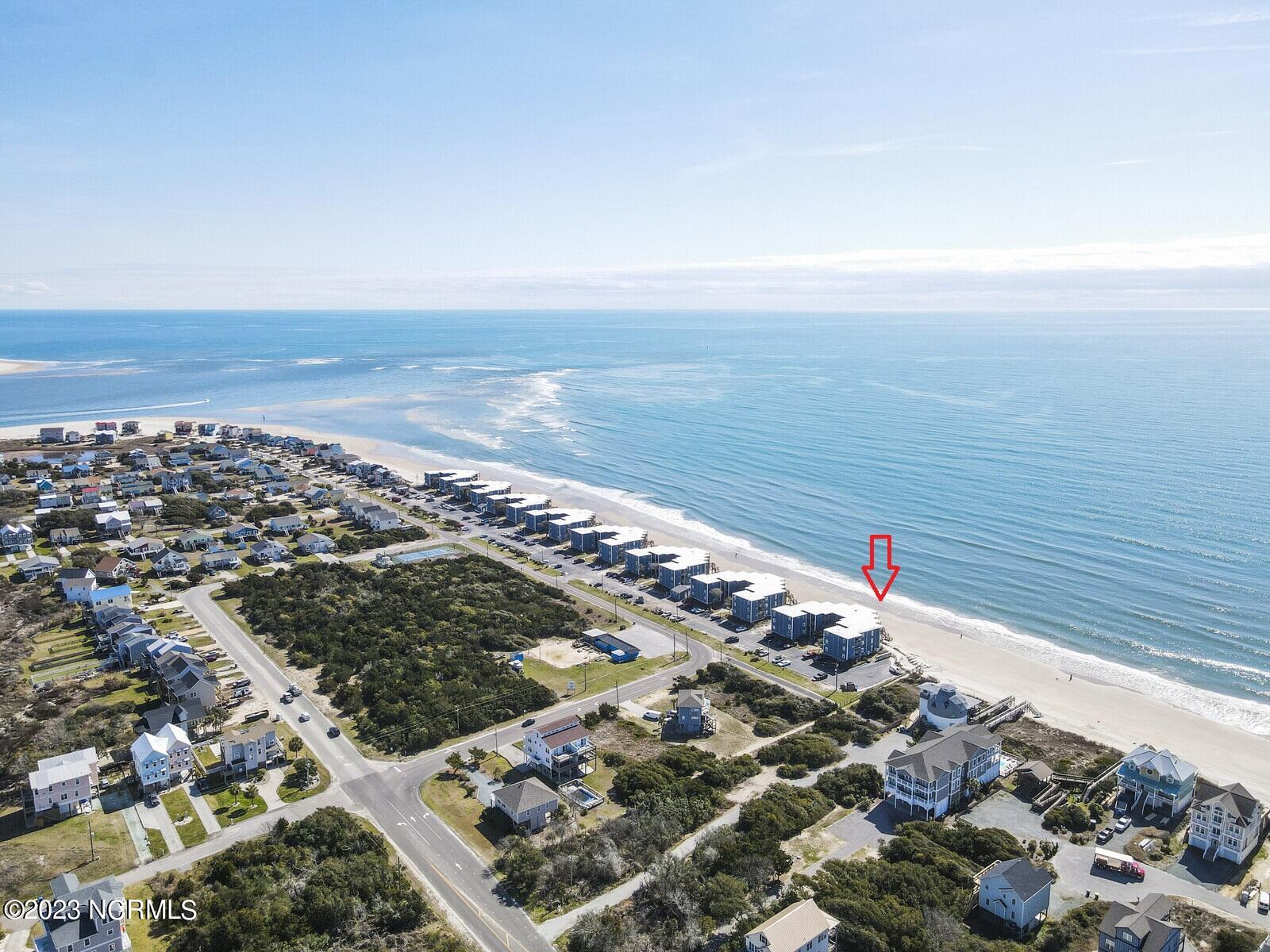 2174 New River Inlet Road, Unit 387 North Topsail Beach, NC 28460 - Photo 28 of 30 48_DJI_0058 with arrow