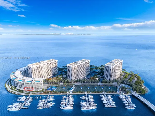 $8,380,000 | 5 Grove Isle Drive, Unit S203, Coconut Grove, FL 33133