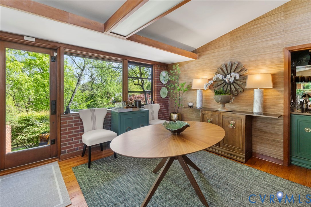 4904 Riverside Drive Richmond, VA 23225 - Photo 17 of 42 a view of a dining room with furniture window and wooden floor