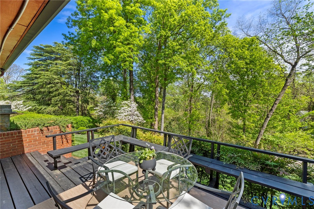 4904 Riverside Drive Richmond, VA 23225 - Photo 34 of 42 a view of a balcony with wooden floor