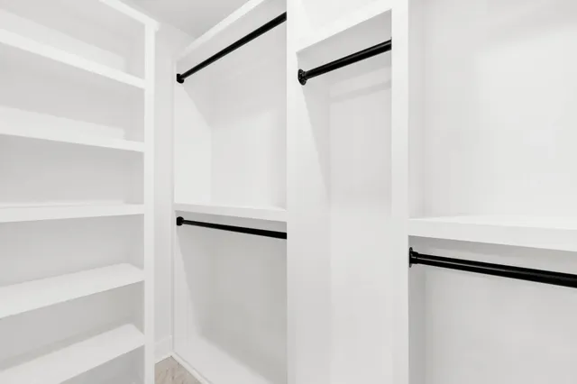 a view of a closet