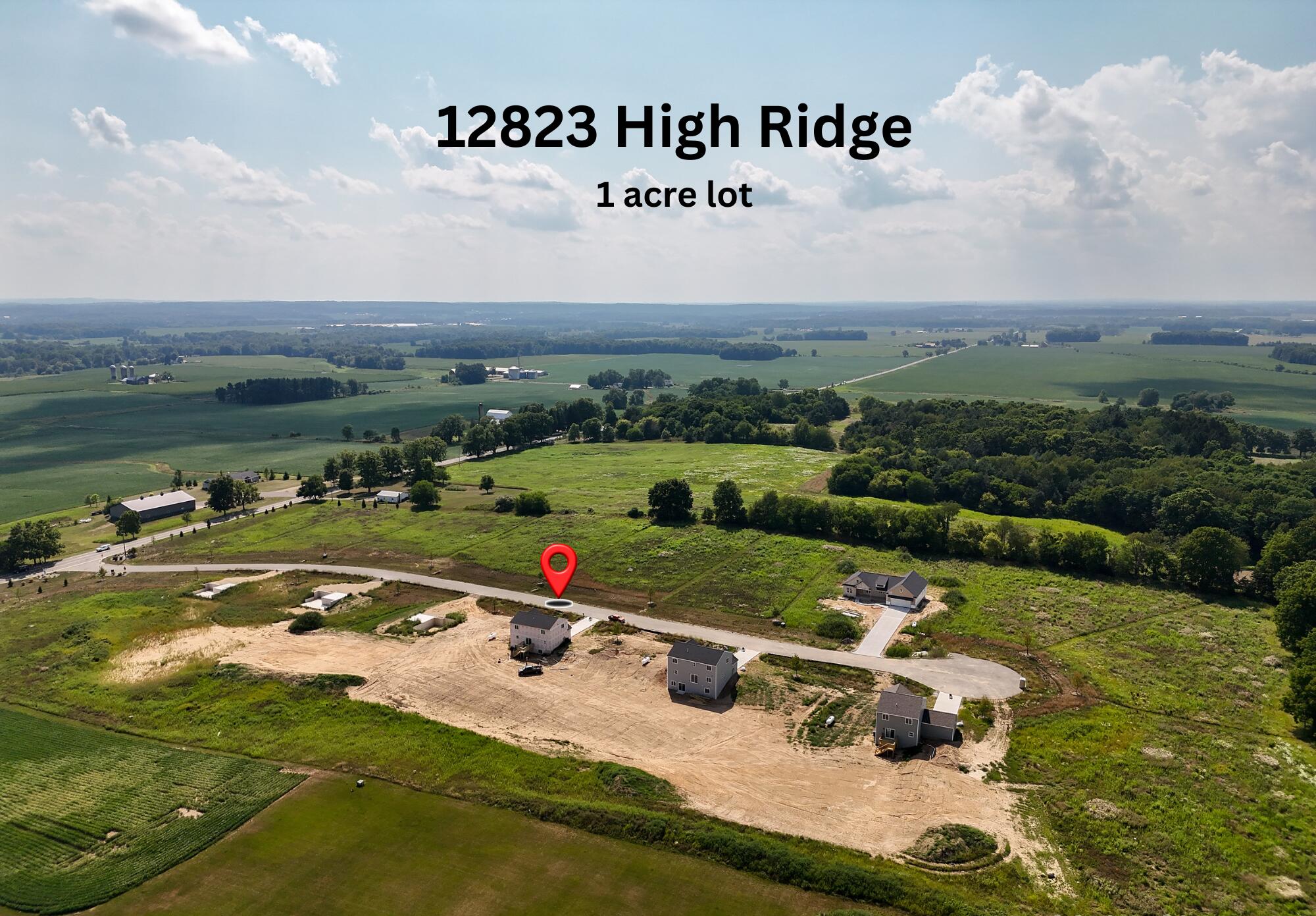 12823 High Rdg Court Freeport, MI 49325 - Photo 25 of 29 HRA013 aerial view rear