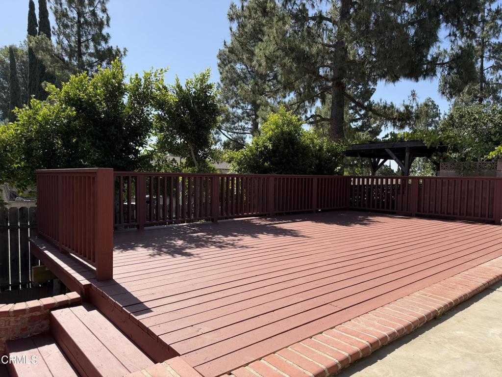 10856 Topeka Drive Porter Ranch, CA 91326 - Photo 35 of 40 a view of wooden deck