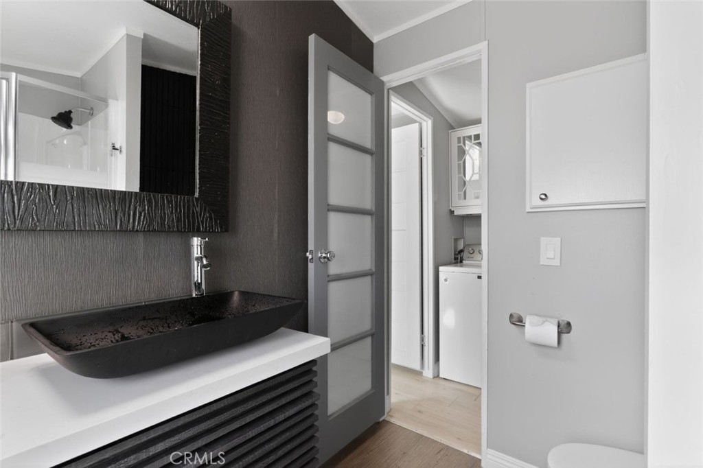 2801 Johnson Road, Unit 14 Frazier Park, CA 93225 - Photo 24 of 30 a kitchen with a refrigerator and a stove