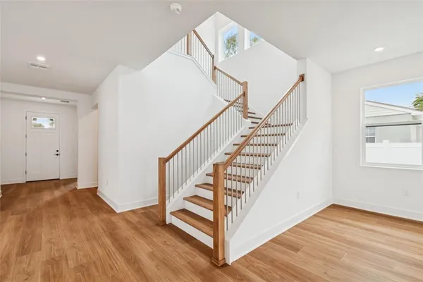 wooden floor in an empty room