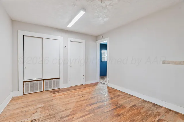 a view of empty room