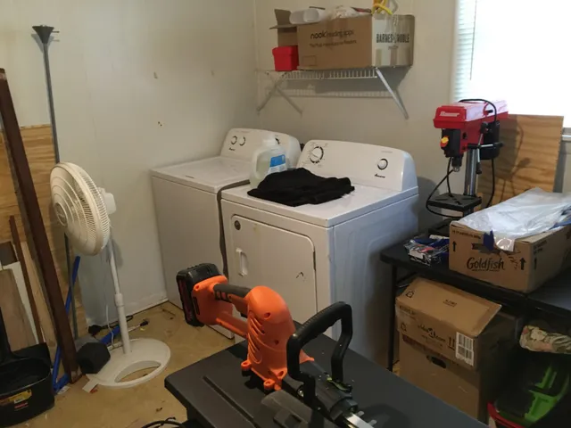 a view of a golf course with a yard