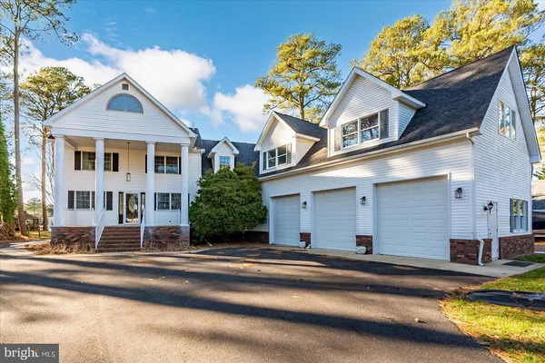 a view of an entryway with wooden floor and a potted plant
