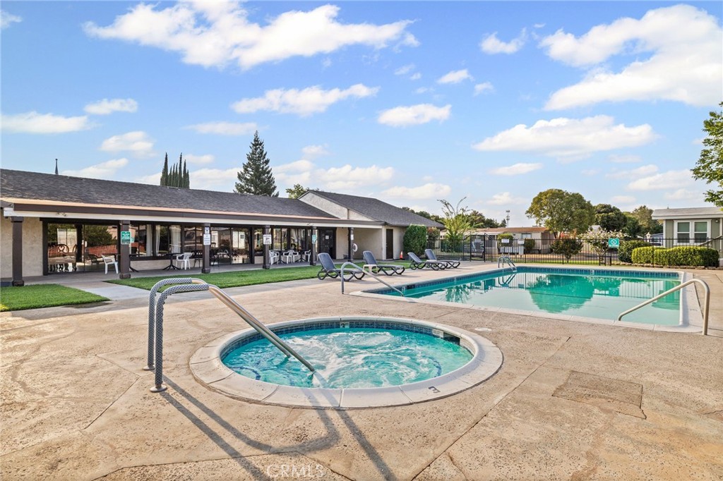 3548 Vía Medio Chico, CA 95973 - Photo 42 of 48 a view of a house with a swimming pool