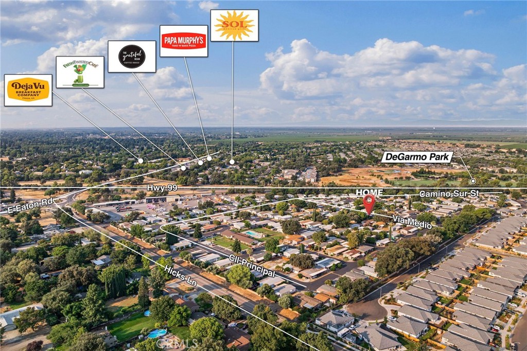3548 Vía Medio Chico, CA 95973 - Photo 46 of 48 an aerial view of multiple house
