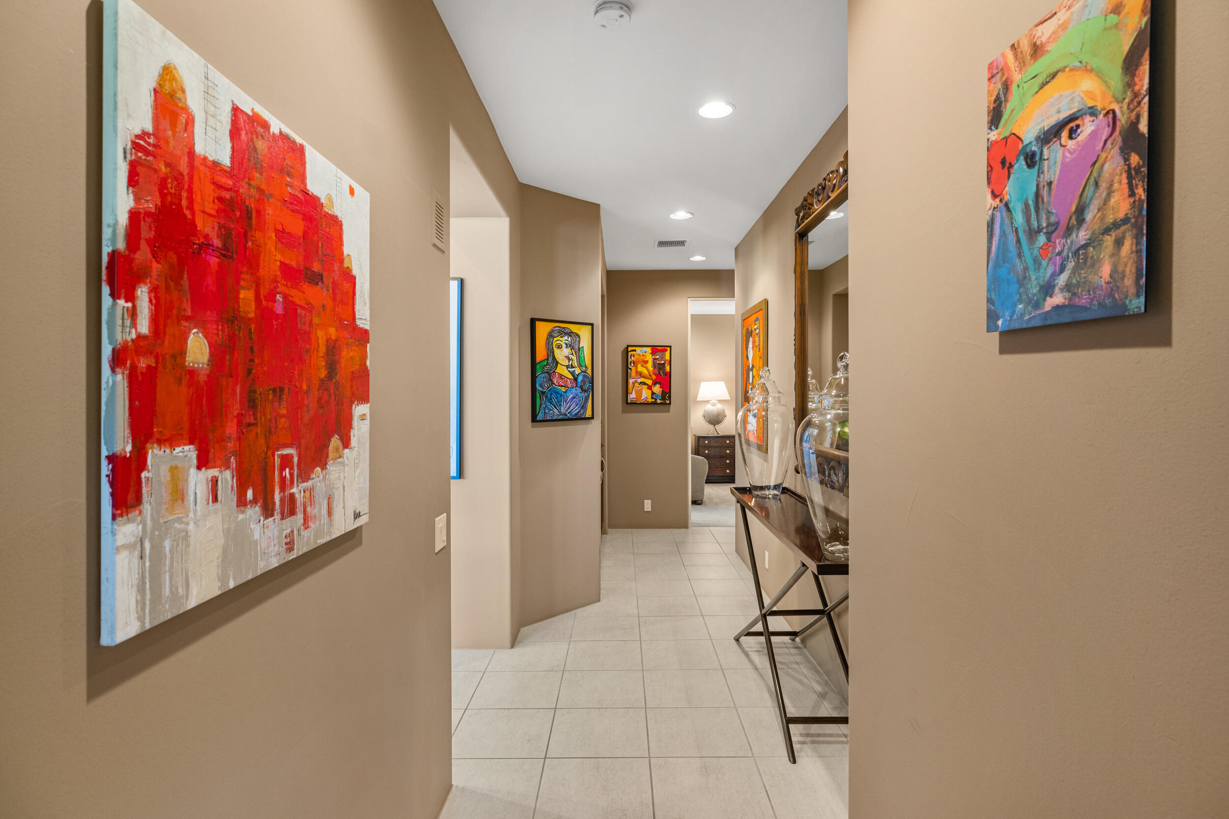 50445 Mountain Shadows Road La Quinta, CA 92253 - Photo 25 of 33 a view of a hallway with workspace