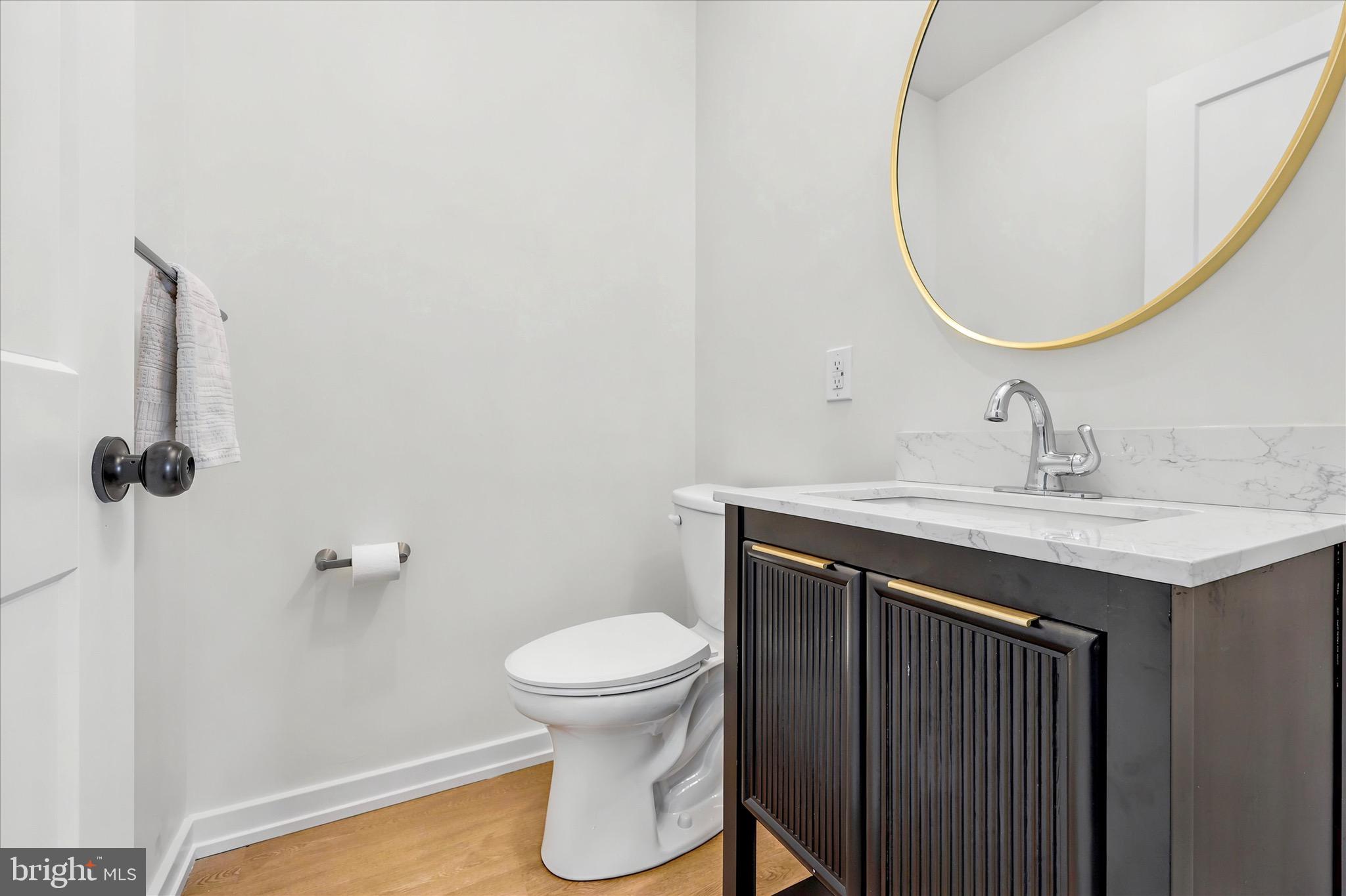 8 James Road Broomall, PA 19008 - Photo 17 of 35 a bathroom with a sink and a mirror