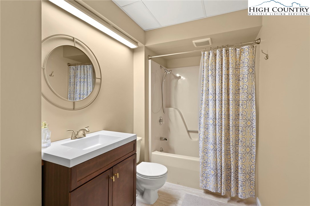 393 Trillium Ridge Boone, NC 28607 - Photo 41 of 50 a bathroom with a sink toilet and shower