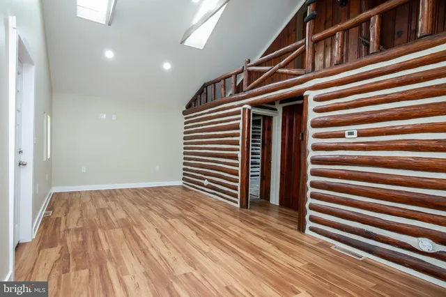 a view of a house with a deck