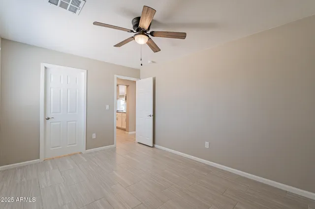 wooden floor in an empty room