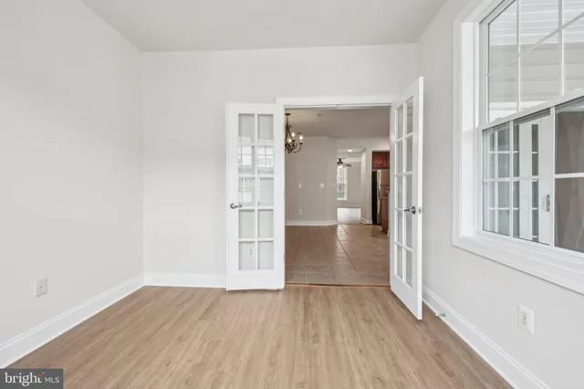 wooden floor in an empty room