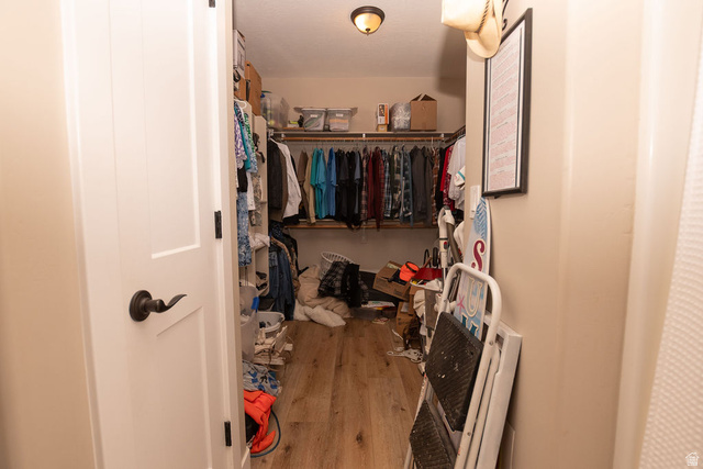 745 East 885 North Beaver, UT 84713 - Photo 33 of 50 Walk in closet with light wood-style flooring