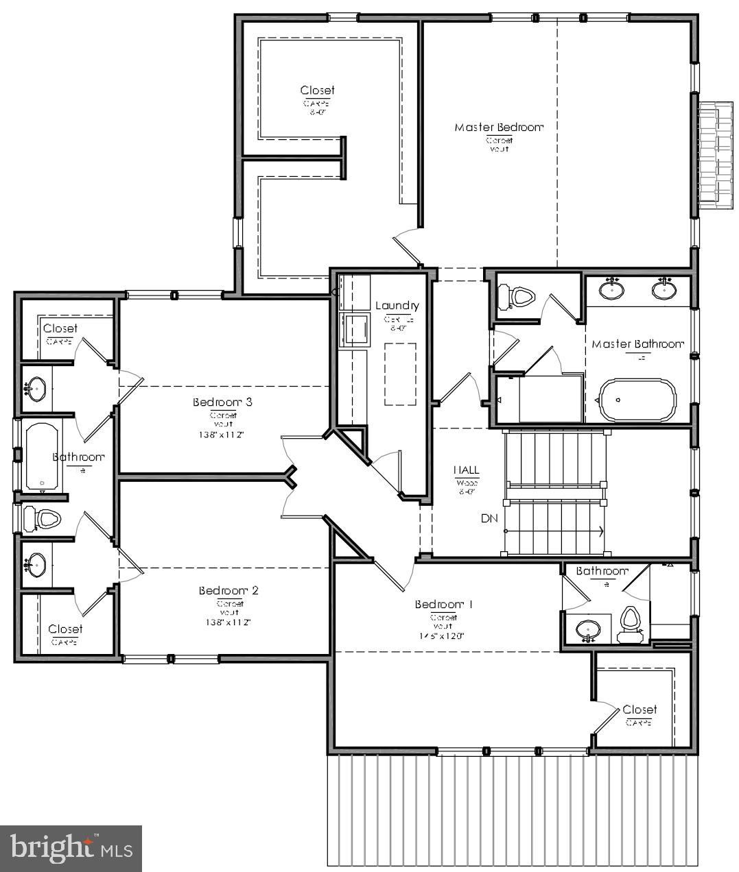 10336 Parkman Road Silver Spring, MD 20903 - Photo 3 of 4 Upper Level Floorplan