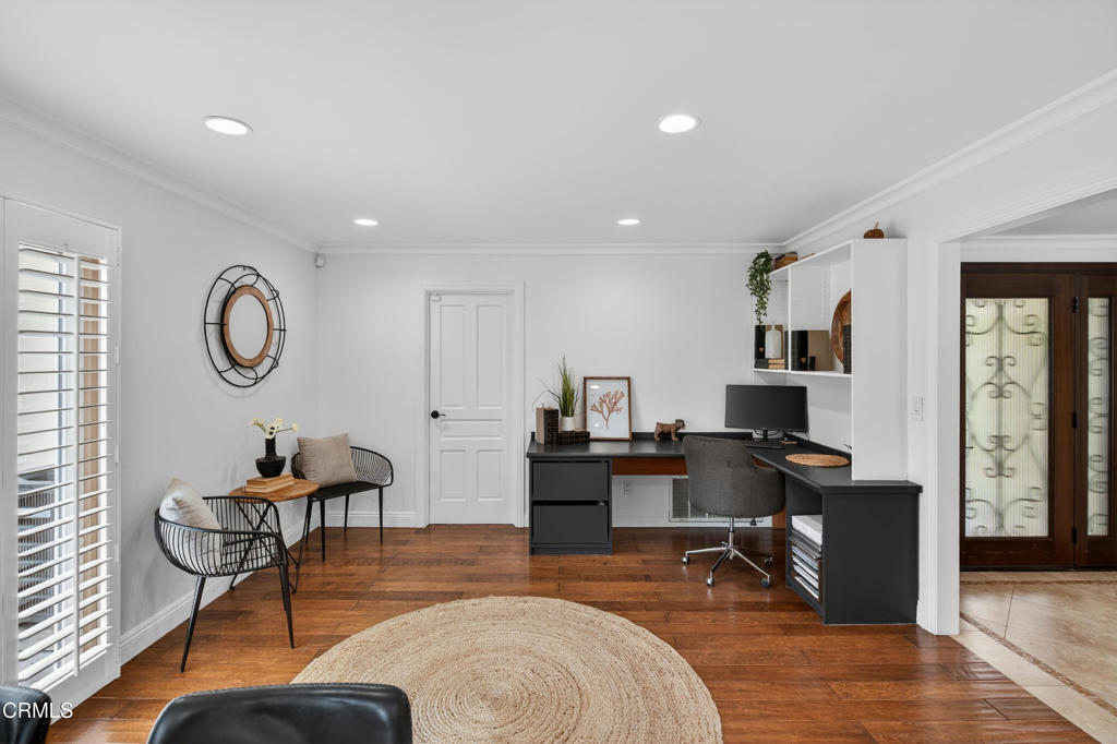 9325 La Shell Drive Tujunga, CA 91042 - Photo 15 of 46 a view of a livingroom with workspace and a window