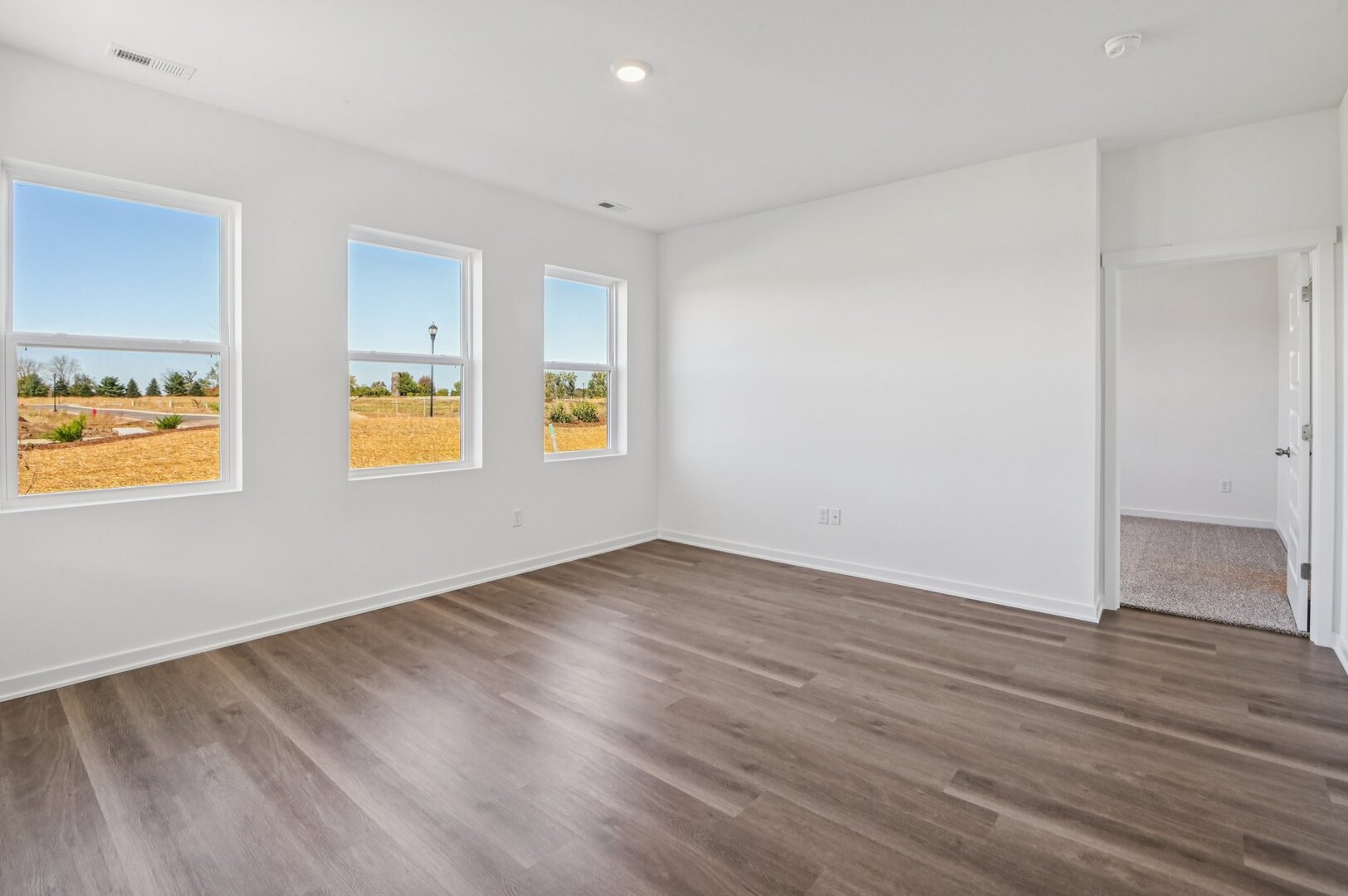 809 Mesa Lane Pingree Grove, IL 60140 - Photo 22 of 53 an empty room with wooden floor and windows