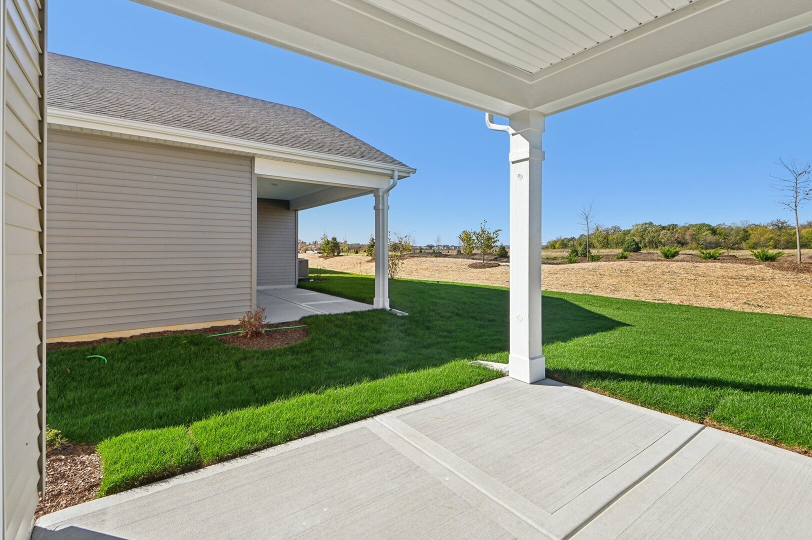 809 Mesa Lane Pingree Grove, IL 60140 - Photo 32 of 53 a view of a backyard with potted plants