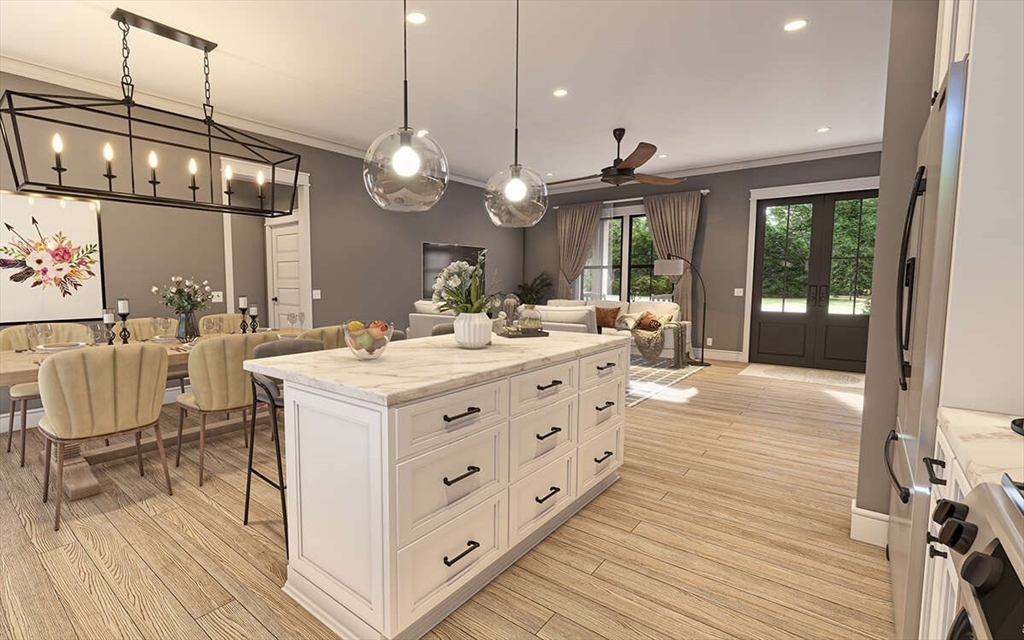 121 Cumberland Road Leominster, MA 01453 - Photo 2 of 12 a kitchen with a sink and wooden floor