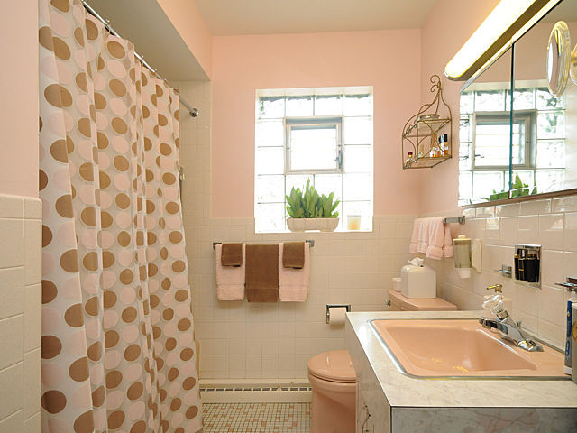 739 Juniper Road Glenview, IL 60025 - Photo 5 of 21 a bathroom with a sink toilet a mirror and shower