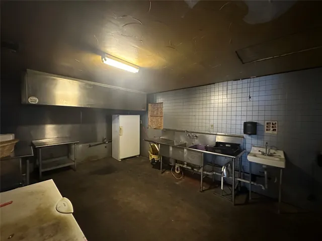 a view of a room with chairs