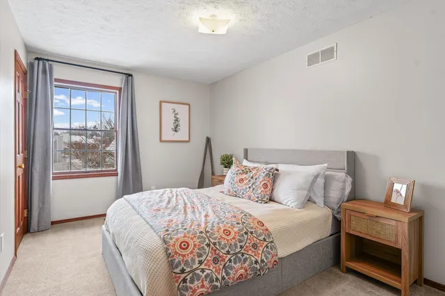 a view of wooden door